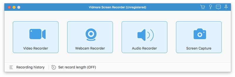 Run Vidmore Screen Recorder