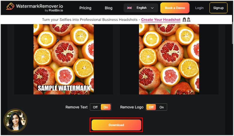 Download watermerk gratis afbeelding