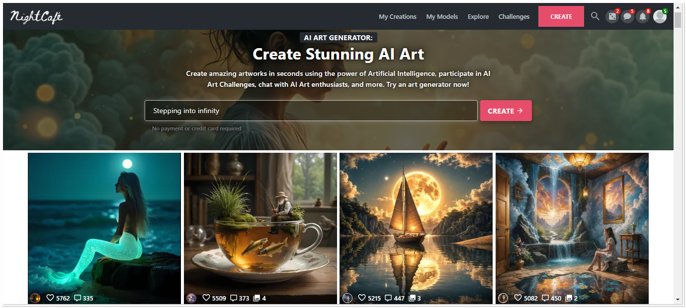 Nightcafe Ai Art Generator