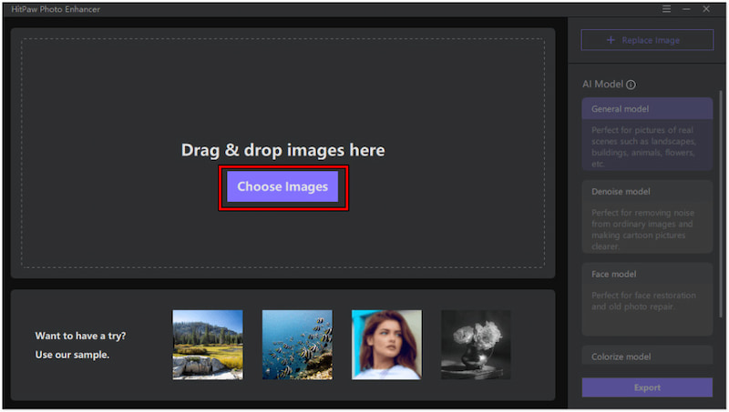 Select Choose Images