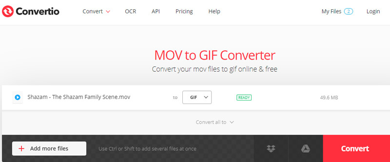 convertio mov a gif