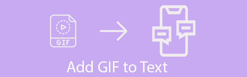 Lägg till GIF till text