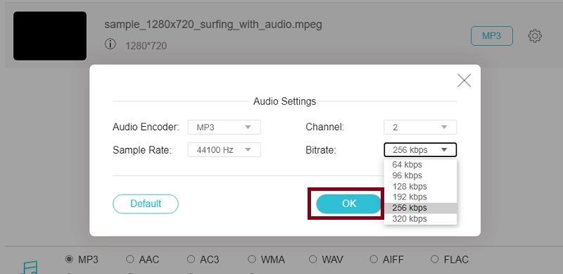 convert from mpeg to mp3