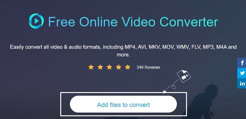 Vidmore Vc Promijenite format video zapisa Dodajte video datoteke