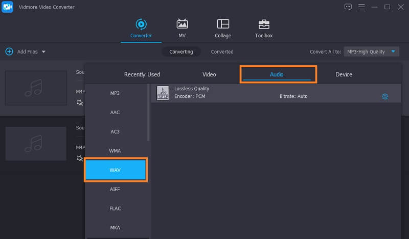 convert m4a to wav audacity online