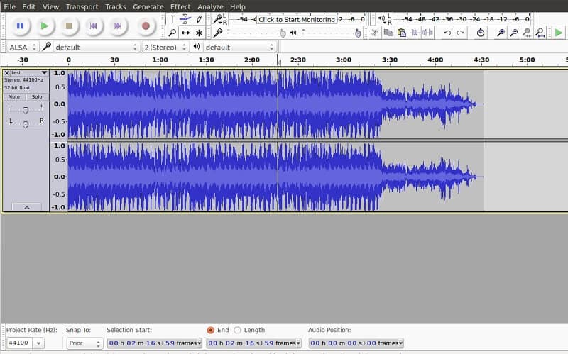 Audacity редактировать файлы MP3