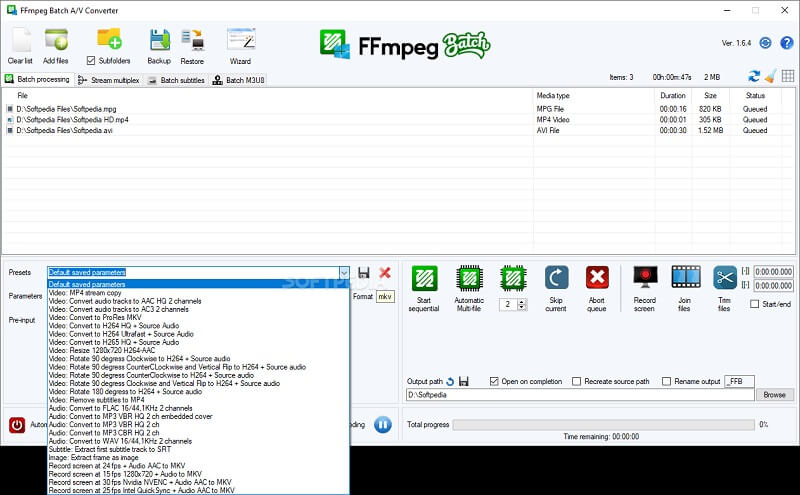 FFmpeg อินเทอร์เฟซ