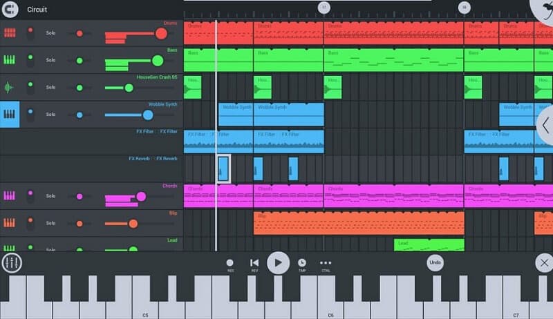 Edytor audio FL Studio na Androida