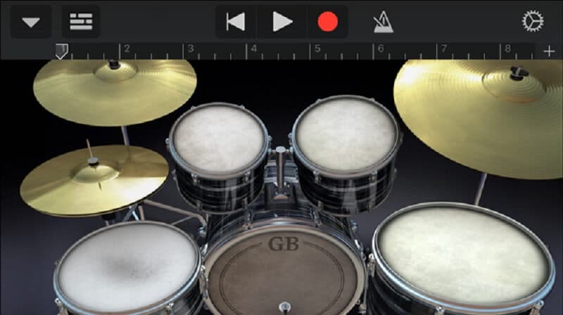 Editor de audio de Garage Band para iPhone