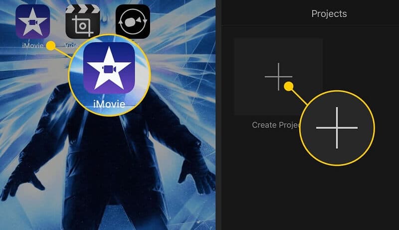 iMovie IOS -projekt