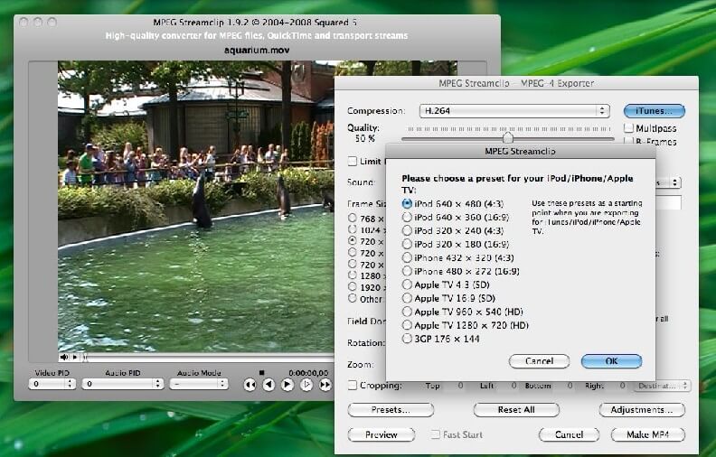 mpeg streamclip mac os x 10.9