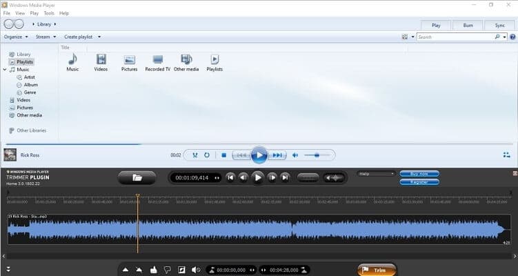 ไฟล์ MP3 ของ Windows Med Player