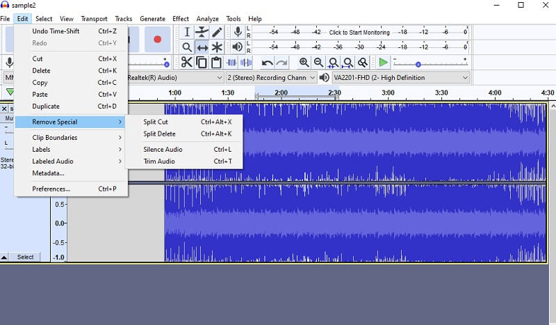 Audacity Vylepšení zvukových souborů