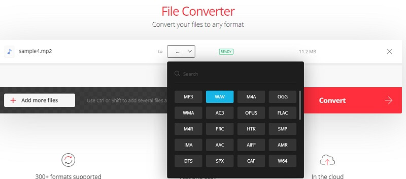 Convertio Interface