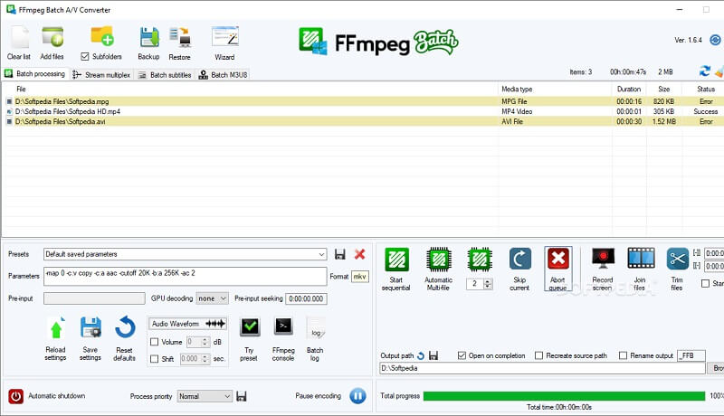 Penukar Audio FFMPEG