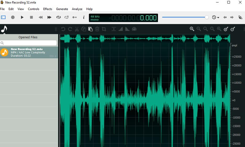 Memo Suara Ocenaudio Potong