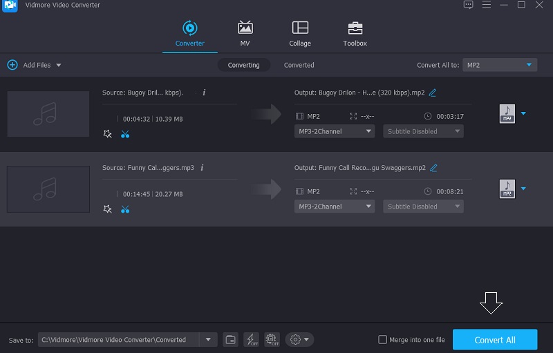 Vidmore Convert File MP2