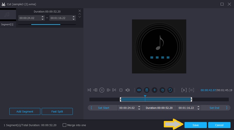 Vidmore WMA 파일 편집