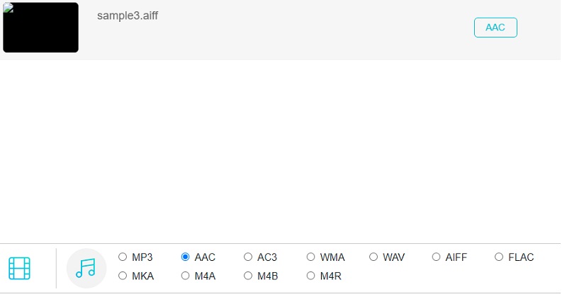 Lista de formatos de audio gratuitos de Vidmore