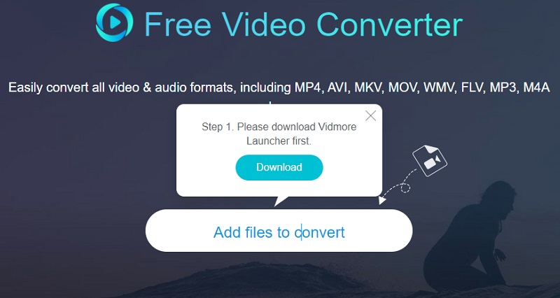 تثبيت Vidmore Free Web Launcher