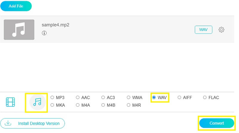 Vidmore FVC - تحويل MP إلى WAV