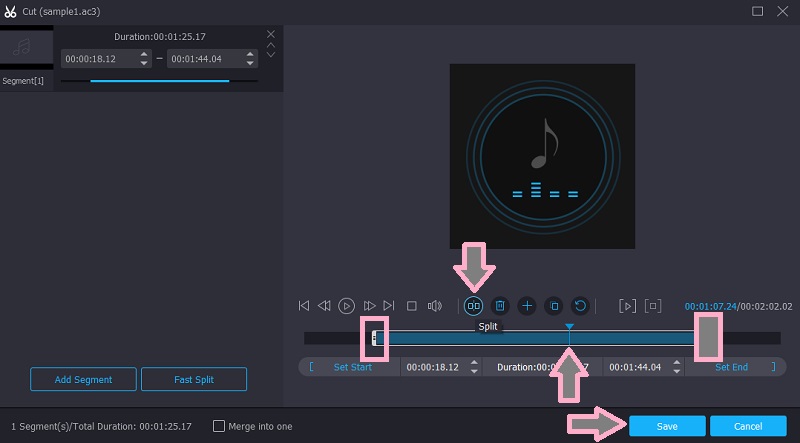 Vidmore Trim AC3 File