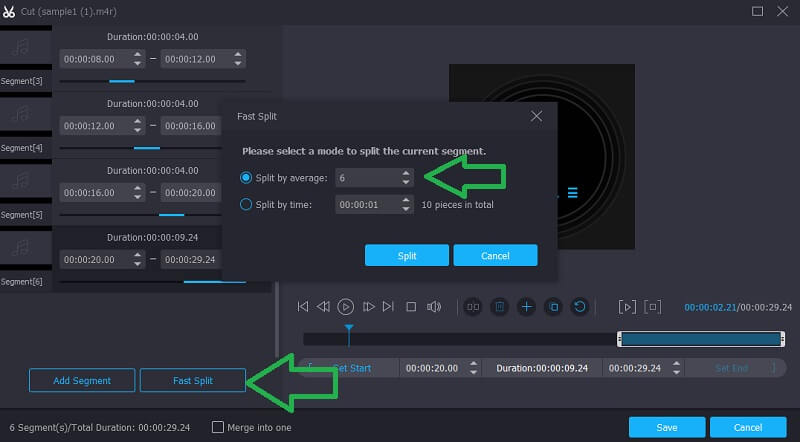 Vidmore VC 컷 M4R 파일