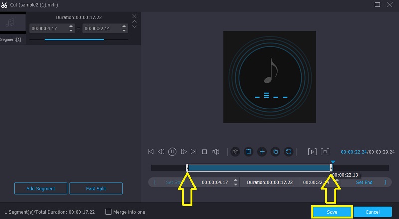 Vidmore VC Editar archivo M4R