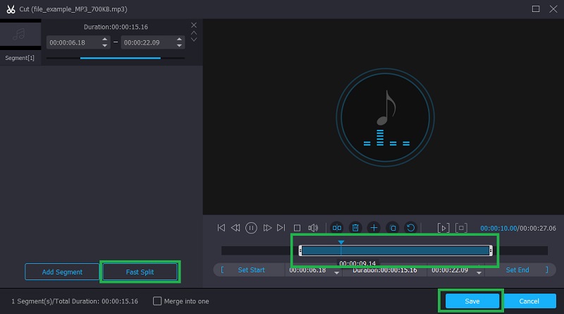 Vidmore VC Uredi glazbenu datoteku