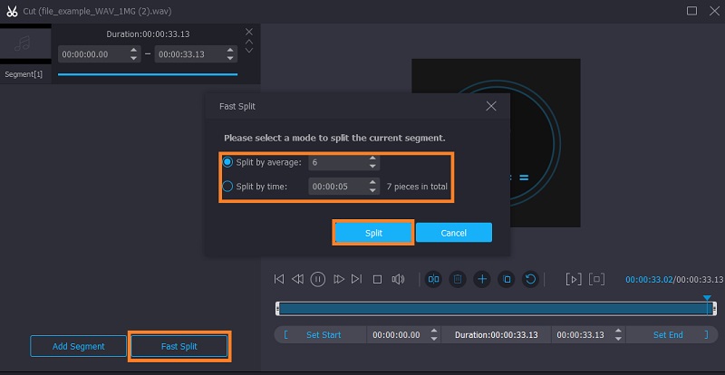 Vidmore VC Rediger WAV-filer