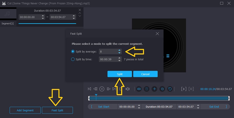 Vidmore VC 빠른 분할 MP3