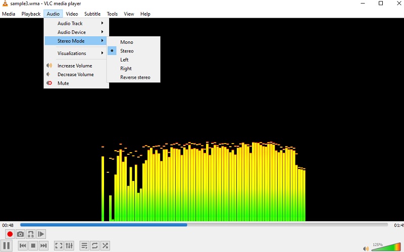 อินเทอร์เฟซ VLC Volume Booster