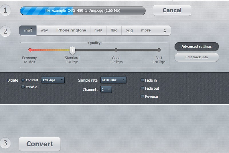 บีบอัด OGG Audio Converter