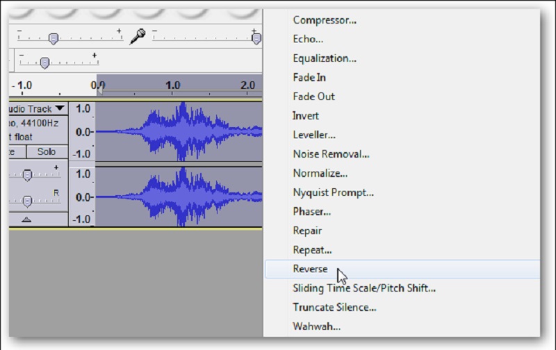 Cum să inversați Audio Audacity