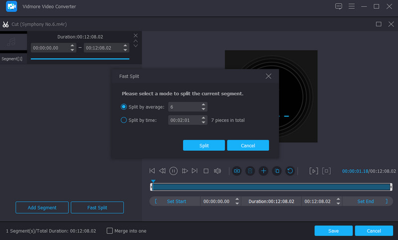 Vidmore Editar Arquivo de Áudio