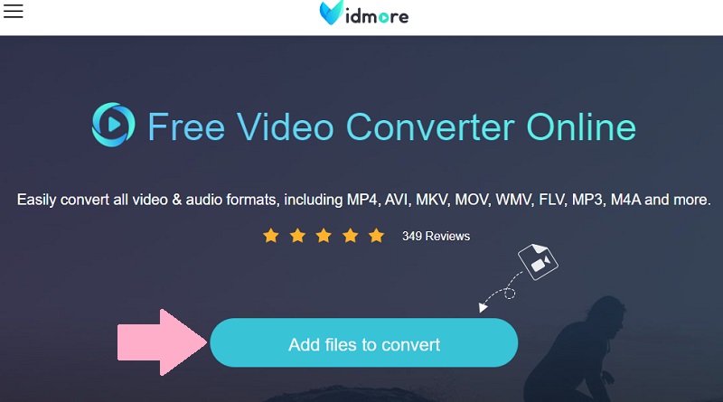 Vidmore Free Добавить аудиофайл