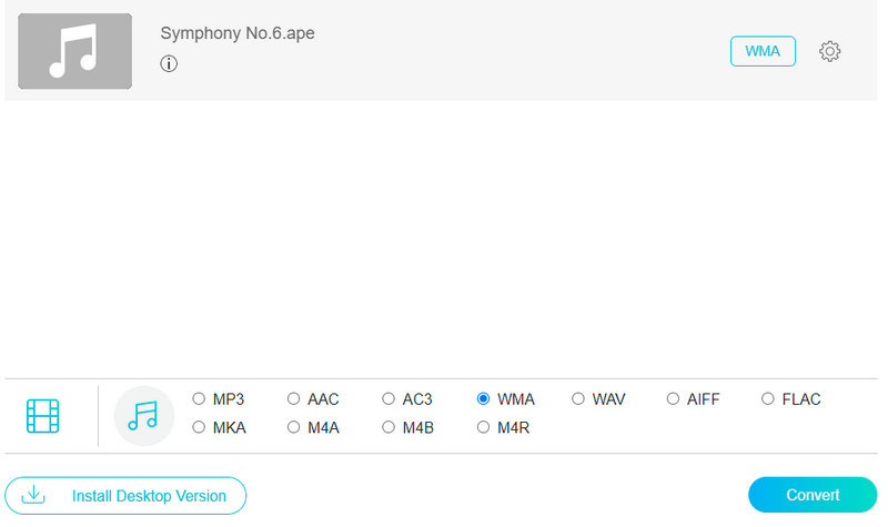 ape to mp3 online converter