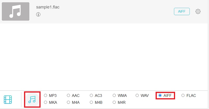 Formato de audio de selección libre de Vidmore