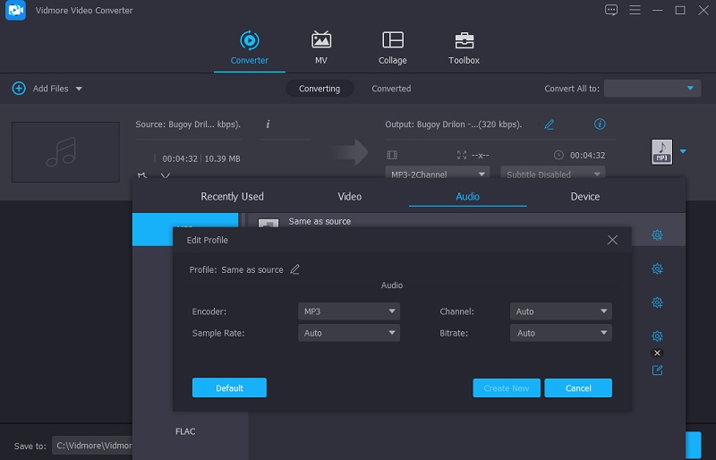 Navegar Configurações Vidmore