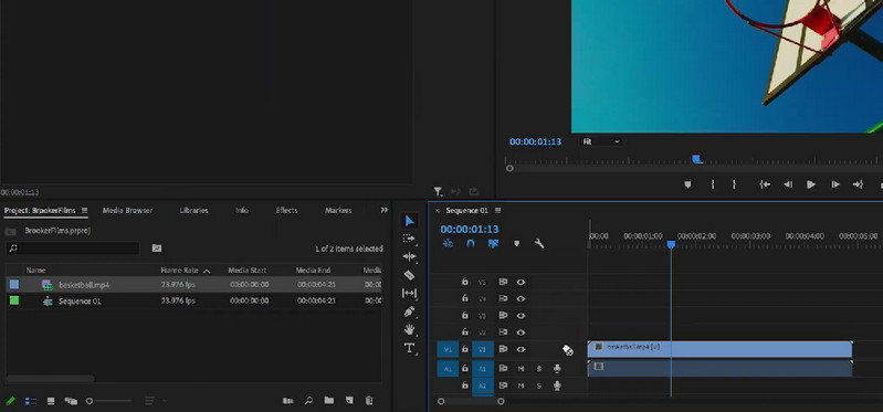 Video di importazione di Premiere Pro