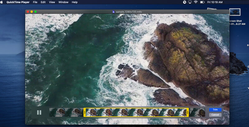 QuickTime Trim Video
