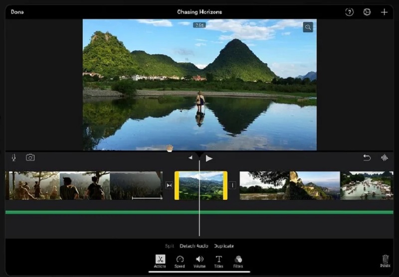 视频缩短器 iMovie