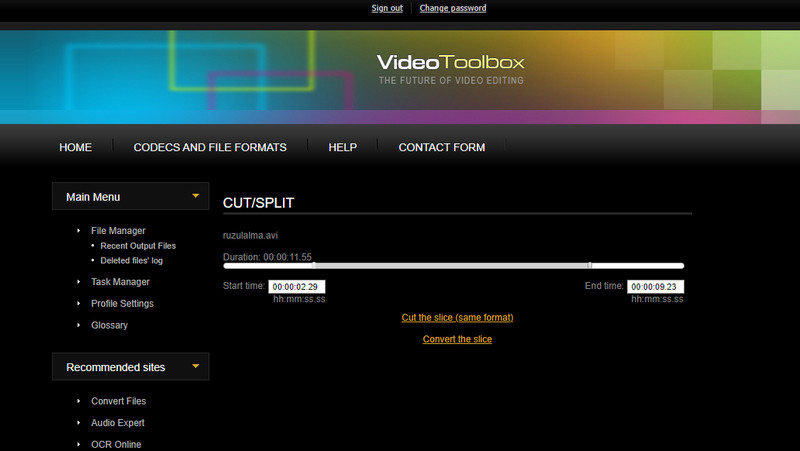 VideoToolbox AVI Videosunu Kes