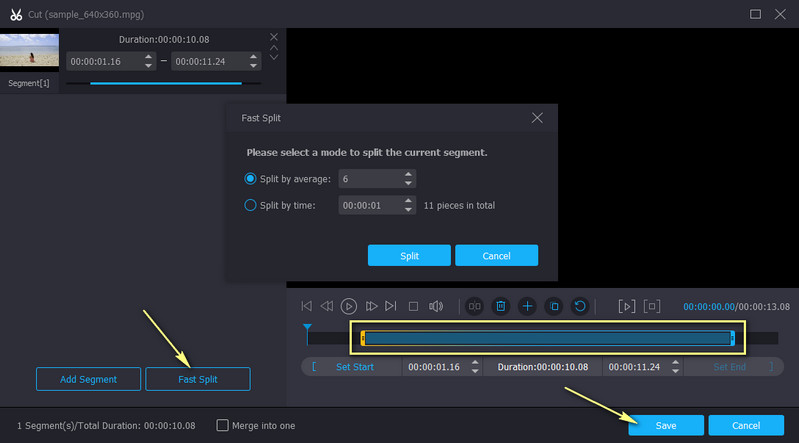 Vidmore Trim Video MPG