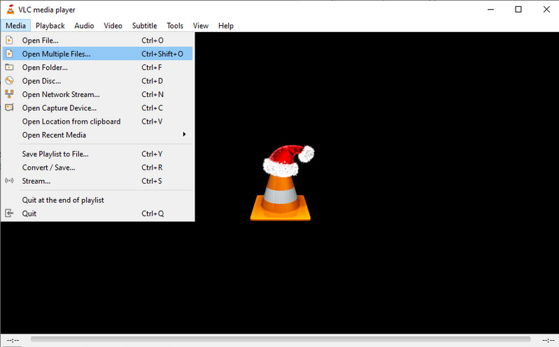 VLC Open Multiple File Option