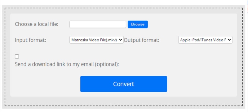 Μετατροπή MKV σε M4V Convertfiles