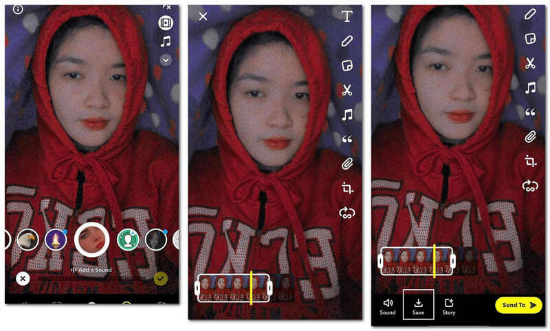 Potong Video di Snapchat Secara Langsung