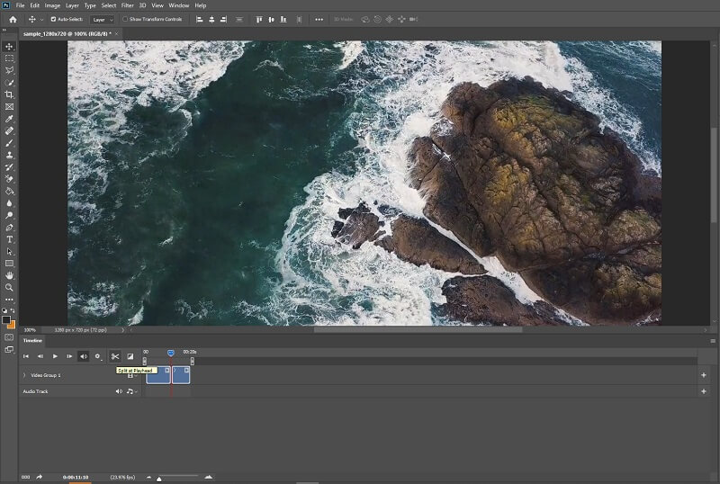 Cara Memotong Video di Photoshop