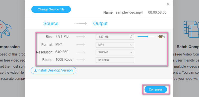 Nén video trực tuyến