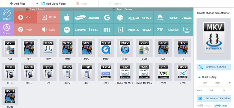 แปลง MKV เป็น MPEG Wonderfox